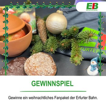 Passend zur Vorweihnachtszeit wollen wir euch nicht nur einige Weihnachtsmärkte vorstellen, die ihr mit der Erfurter Bahn und dem Deutschland-Ticket ganz bequem erreichen könnt. 🎄

Wir möchten auch von euch wissen, auf welchen Weihnachts-, Kugel-...